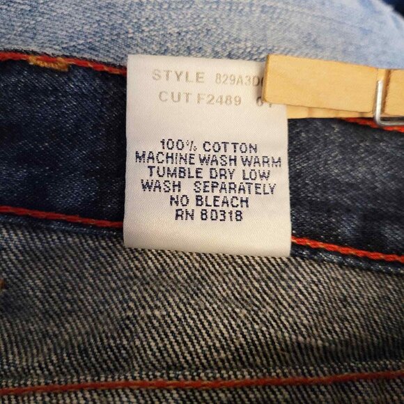 Lucky Brand Jeans Womens Size 2/26 Bootcut Cotton Dark Wash Blue Made in USA - Picture 9 of 9
